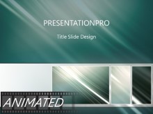 Animated Rising Swish Tribox Light PPT PowerPoint Animated Template Background