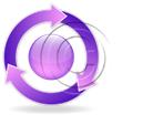Download arrowcycle a 3purple PowerPoint Graphic and other software plugins for Microsoft PowerPoint