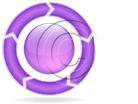 Download ChevronCycle A 5Purple PowerPoint Graphic and other software plugins for Microsoft PowerPoint