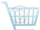 Shopping Cart Style Light Blue Color Pen PPT PowerPoint picture photo