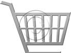 Shopping Cart Style Light Silver PPT PowerPoint picture photo