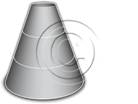 Download cone up 3gray PowerPoint Graphic and other software plugins for Microsoft PowerPoint