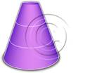 Download cone up 3purple PowerPoint Graphic and other software plugins for Microsoft PowerPoint