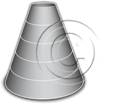 Download cone up 5gray PowerPoint Graphic and other software plugins for Microsoft PowerPoint