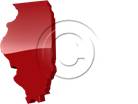 Download map illinois red PowerPoint Graphic and other software plugins for Microsoft PowerPoint