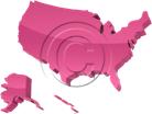 Download map usa pink PowerPoint Graphic and other software plugins for Microsoft PowerPoint