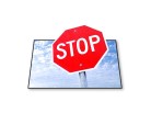 PowerPoint Image - 3D Stop Sign Square