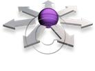 Download 3dspherearrow07 purple PowerPoint Graphic and other software plugins for Microsoft PowerPoint