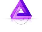 Download 3dtriangle04 purple PowerPoint Graphic and other software plugins for Microsoft PowerPoint