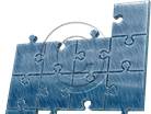 Puzzle 10 Blue Sketch PPT PowerPoint picture photo