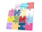 Puzzle 15 Multi Sketch PPT PowerPoint picture photo