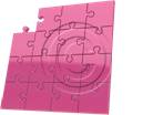 Download puzzle 15 pink PowerPoint Graphic and other software plugins for Microsoft PowerPoint