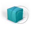 Download puzzle cube 1 teal PowerPoint Graphic and other software plugins for Microsoft PowerPoint
