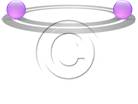 Sphere Ring 2 Purple PPT PowerPoint picture photo