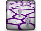 Download 3d network purple b PowerPoint Icon and other software plugins for Microsoft PowerPoint
