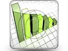 Bar Decrease Green Square Color Pencil PPT PowerPoint Image Picture