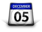 Calendar December 05 PPT PowerPoint Image Picture