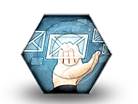 Email Envelope Hex Color Pen PPT PowerPoint Image Picture