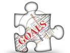 Goals Word Cloud Puz PPT PowerPoint Image Picture