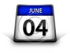 Calendar June 04 PPT PowerPoint Image Picture