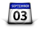 Calendar September 03 PPT PowerPoint Image Picture
