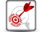 Success On Target Square Square PPT PowerPoint Image Picture