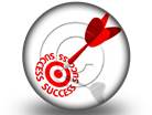 Success On Target Square S PPT PowerPoint Image Picture