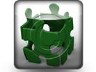 Download teamwork puzzle green b PowerPoint Icon and other software plugins for Microsoft PowerPoint