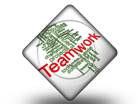 Teamwork Word Cloud Dia PPT PowerPoint Image Picture