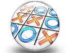Tic Tac Toe Circletrategy Circle Color Pencil PPT PowerPoint Image Picture