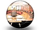 Boardroom Orange2 Circle Color Pencil PPT PowerPoint Image Picture