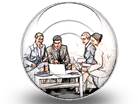 Presentation Discussion Circle Color Pencil PPT PowerPoint Image Picture