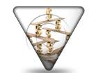 balanced  money TRI2 PPT PowerPoint Image Picture