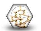 balanced money HEX PPT PowerPoint Image Picture