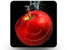Apple 01 Square PPT PowerPoint Image Picture