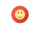 Flat Happy Face Full 01 Circle PPT PowerPoint Image Picture