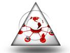 Global Computer Network Red Triangle PPT PowerPoint Image Picture