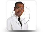 Man Lab Coat 01 Square PPT PowerPoint Image Picture