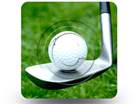 Golf Zen 01 Square PPT PowerPoint Image Picture