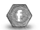 Facebook Hex Sketch PPT PowerPoint Image Picture