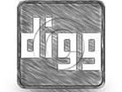 digg Square Sketch PPT PowerPoint Image Picture