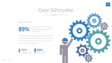 PowerPoint Infographic - InfoGraphic 141 Blue
