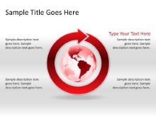 Download arrowcycle a 1red globe PowerPoint Slide and other software plugins for Microsoft PowerPoint