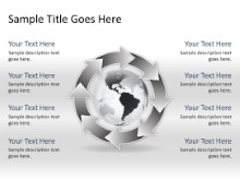 Download arrowcycle a 8gray globe PowerPoint Slide and other software plugins for Microsoft PowerPoint