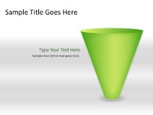 Download cone down b 1green PowerPoint Slide and other software plugins for Microsoft PowerPoint
