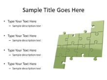 Download puzzle 10b green PowerPoint Slide and other software plugins for Microsoft PowerPoint