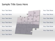Download puzzle 13a gray PowerPoint Slide and other software plugins for Microsoft PowerPoint