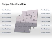Download puzzle 14a gray PowerPoint Slide and other software plugins for Microsoft PowerPoint