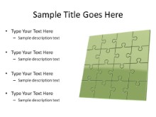 Download puzzle 16a green PowerPoint Slide and other software plugins for Microsoft PowerPoint