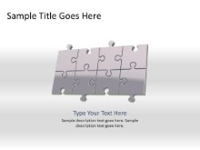 Download puzzle 8b gray PowerPoint Slide and other software plugins for Microsoft PowerPoint